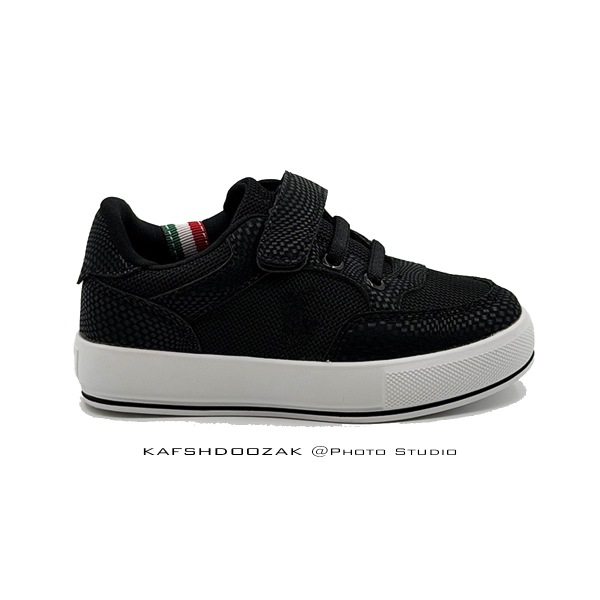 کفش ونس کلاسیک شیک و سبک مشکی | برند Polo Kids-B10 | وارداتی