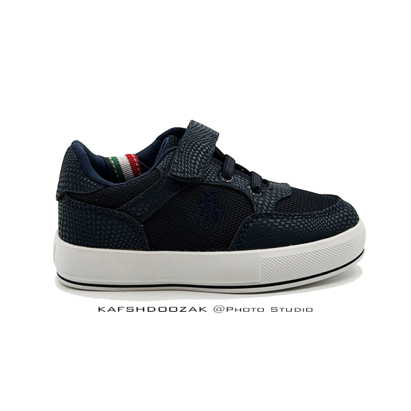 کفش ونس کلاسیک شیک و سبک سرمه ای | برند Polo Kids-B10 | وارداتی