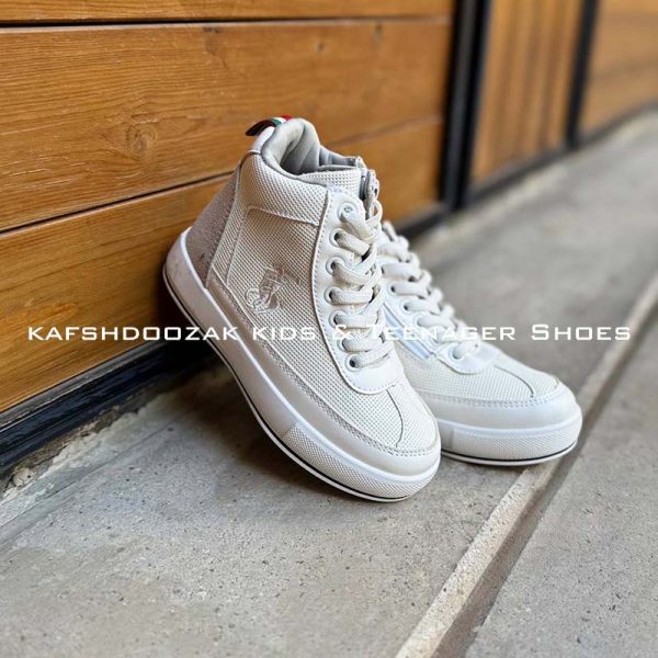کفش نیم ساق DQ925-523 POLO Kids سفید