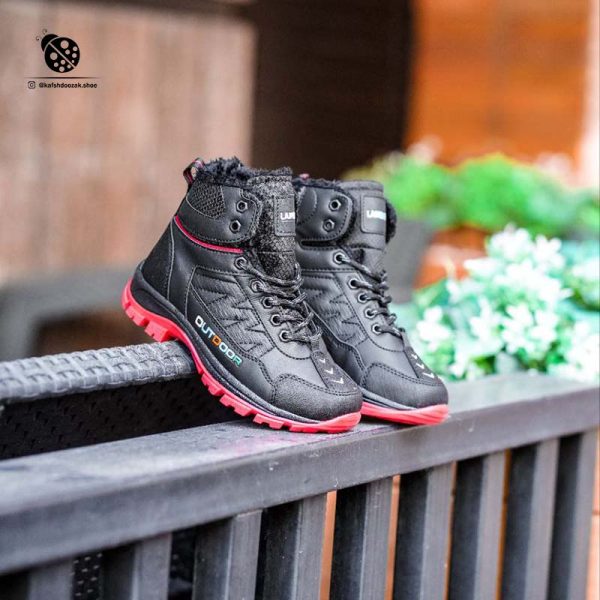 نیم ساق OutDoor 980 Lambirlent مشکی-قرمز