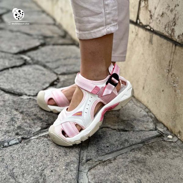 صندل اورجینال R3204-F8 Vico کرم-صورتی