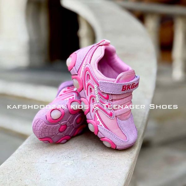 کفش اسپرت چراغدار ZYQ25628 BKG صورتی