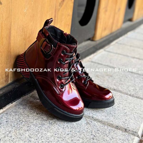 نیم بوت A338B KK زرشکی