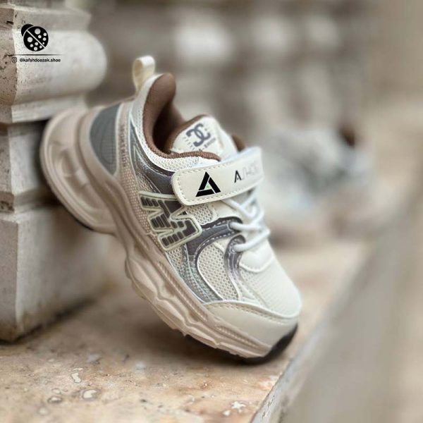 کفش بافت بغل M AS Shoes GM66 کرم