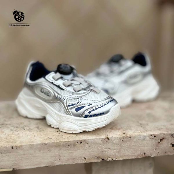 کفش بافت بغل Dabi M Shoes L19 نقره ای-آبی