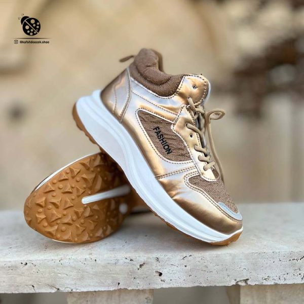 نیم ساق اورجینال اکلیل Fashion DL-58637 طلایی