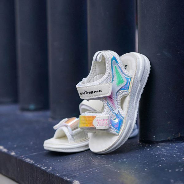 صندل هولوگرام Kids F-2406 سفید